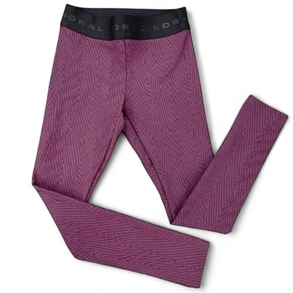 NWT Koral Timelapse Medium Rise Legging in Wine Sz Small - Picture 3 of 8
